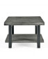 Pomona Metal and Wood Square Coffee Table