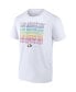 Фото #4 товара Men's White Los Angeles Rams City Pride Team T-shirt