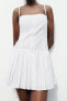 Фото #5 товара Короткое платье с вышивкой ZARA