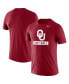 Фото #1 товара Men's Crimson Oklahoma Sooners Softball Drop Legend Performance T-shirt