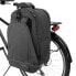 Фото #2 товара Torba rowerowa na bagażnik plecak rowerowy ze stelażem 2w1 30l czarny