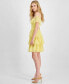 ფოტო #8 პროდუქტის Juniors' Off-The-Shoulder Tiered Ruffle-Trim Dress