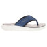 Фото #1 товара Propet Travelactiv Ft Flip Flop Womens Blue Casual Sandals WST001P-NVY