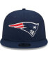Фото #2 товара Youth Boys Navy New England Patriots Main Trucker 9FIFTY Snapback Hat
