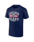 Men's Navy Chicago Bears Americana T-Shirt