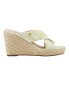 Фото #2 товара Women's Kammie Espadrille Cross Strap Wedge Sandals