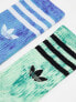 Adidas Originals 2 pack crew socks in green blue tie dye Разноцветный, EU 42 2/3-44 2/3 - фото #3