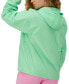 ფოტო #2 პროდუქტის Women's Half-Zipper Hooded Packable Jacket