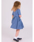 ფოტო #2 პროდუქტის Little Girls Knit Short Sleeve Twirl Dress