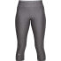 Under Armour 276457 HeatGear Capri , Charcoal Light Heather (019)/Metallic S, XS