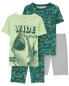 Kid 4-Piece Shark-Print Pajamas Set 5