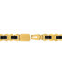 Men's Icon Black Ceramic Bracelet in Gold Ion-Plated Stainless Steel