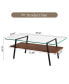 Фото #8 товара Modern Transparent Glass Coffee Table