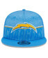 Фото #2 товара Men's Powder Blue Los Angeles Chargers 2023 NFL Training Camp 9FIFTY Snapback Hat