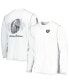 Фото #1 товара Men's White Las Vegas Raiders Laces Out Billboard Long Sleeve T-shirt