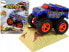 LeanToys Auto Resorak Z Naciągiem Monster Truck Big Foot Gumowe Opony Rampa