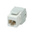 Фото #2 товара ROLINE Cat.6 Keystone Jack - RJ-45 - unshielded - toolless white - White