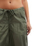 JJXX Sally parachute pants in khaki