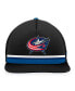 Фото #4 товара Men's Black Columbus Blue Jackets Special Edition Trucker Adjustable Hat