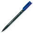 Фото #2 товара Постоянный маркер Staedtler Lumocolor 317-3 M Синий (10 штук)