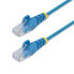 Фото #2 товара StarTech.com 0.5 m CAT6 Cable - Slim - Snagless RJ45 Connectors - Blue - 0.5 m - Cat6 - U/UTP (UTP) - RJ-45 - RJ-45