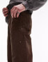 Topman carpenter trousers in brown