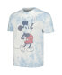Men's and Women's White Mickey & Friends Plaid Graphic T-shirt