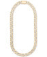 ფოტო #3 პროდუქტის Men's Diamond Cuban Link 24" Chain Necklace (1 ct. t.w.) in Sterling Silver or 14k Gold-plated Sterling Silver