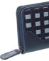 Frye Melissa Denim & Leather Zip Wallet Women's Blue