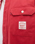 Levi's Workwear classic twill worker shirt in red