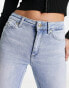 Фото #2 товара Only Blush skinny jeans with frayed hem in light blue