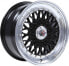 R-Style Wheels RS01 black horn polished 7.5x16 ET38 - LK4/100 ML73.1