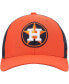 Фото #3 товара Men's Orange Houston Astros Secondary Trucker Snapback Hat