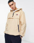 Фото #2 товара Tommy Jeans Chicago oversized half zip jacket in beige