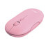 Trust Puck - Ambidextrous - Optical - RF Wireless + Bluetooth - 1600 DPI - Pink