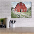 Фото #2 товара Red Barn Look Out Gallery-Wrapped Canvas Wall Art - 16" x 20"