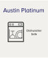Dinnerware, Austin Platinum Butter Tray