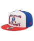 Фото #3 товара Men's White, Red New England Patriots Retro Sport 9FIFTY Snapback Hat