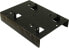 Inter-Tech 88885232 - 2x 2.5" - Bezel panel - 2.5" - Black - Steel - 35 mm
