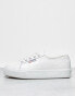 Superga 2730 flatform trainers in white