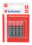 Verbatim AAA Alkaline Batteries - Single-use battery - Alkaline - 1.5 V - 4 pc(s) - Multicolour - 11 g