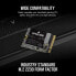 Фото #5 товара Interne SSD CORSAIR MP600 Mini 1 TB M.2 2230 NVMe PCIe x4 Gen4 2 SSD bis zu 4.800 MB/Sek 3D TLC NAND High Density Schwarz
