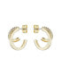 ფოტო #5 პროდუქტის HELIAS: Double Crystal Hoop Earrings For Women