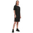 BUILD YOUR BRAND Organic Oversized Short Sleeve Short Dress