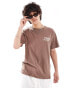 Фото #1 товара Rhythm livin slub t-shirt in chocolate