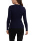 Women's Long Sleeve Top with Snap Buttons