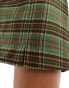 Фото #10 товара Urban Revivo mini a line skirt in vintage check