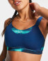 Фото #8 товара Nike Training Icon Clash Alpha Dri-FIT high support sports bra in teal blue