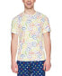 ფოტო #3 პროდუქტის Men's Super Soft Rainbow Licky Crew Neck T-shirt
