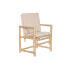 Фото #1 товара Кресло мягкое Home ESPRIT Белое Бежевое Натуральный Хлопок 61 x 50 x 90 см